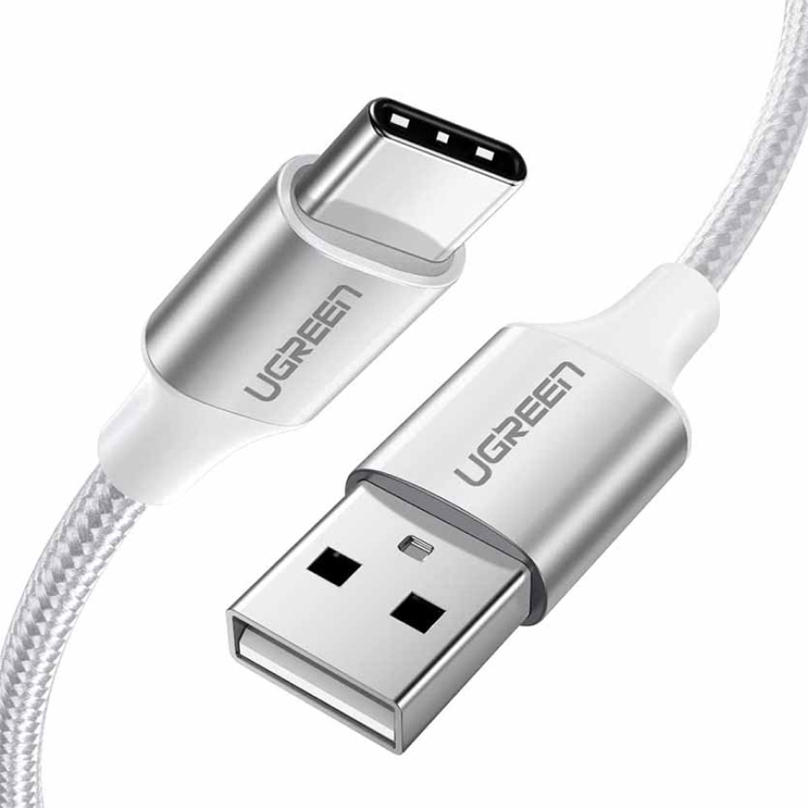 Ugreen Şarj Kablosu US288 Type-C 2m 60133 3A - Gümüş